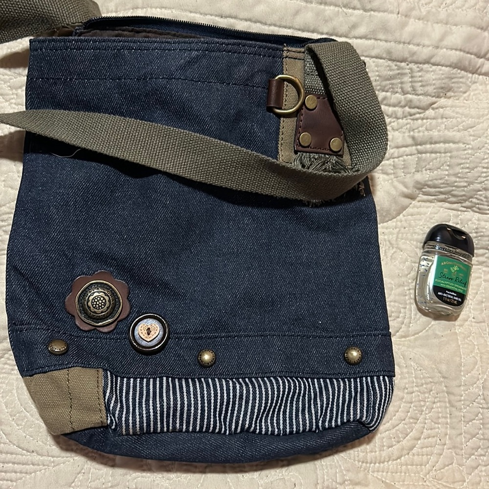 Chaka denim cross body bag